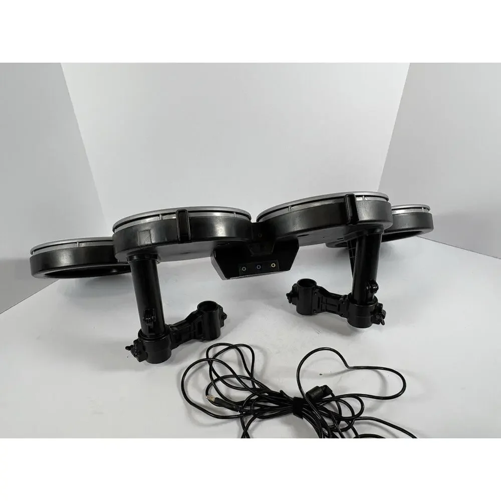 Harmonix Nintendo Wii RockBand 2 Drum Set UnTested No Stand Or Dongle Mic PS4